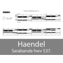 Haendel - la Sarabande hwv 537
